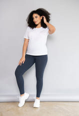Umstandsleggings für jeden Tag – Infinity Blue