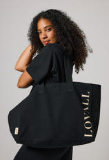 Lovall Recycelte Tragetasche – Schwarz