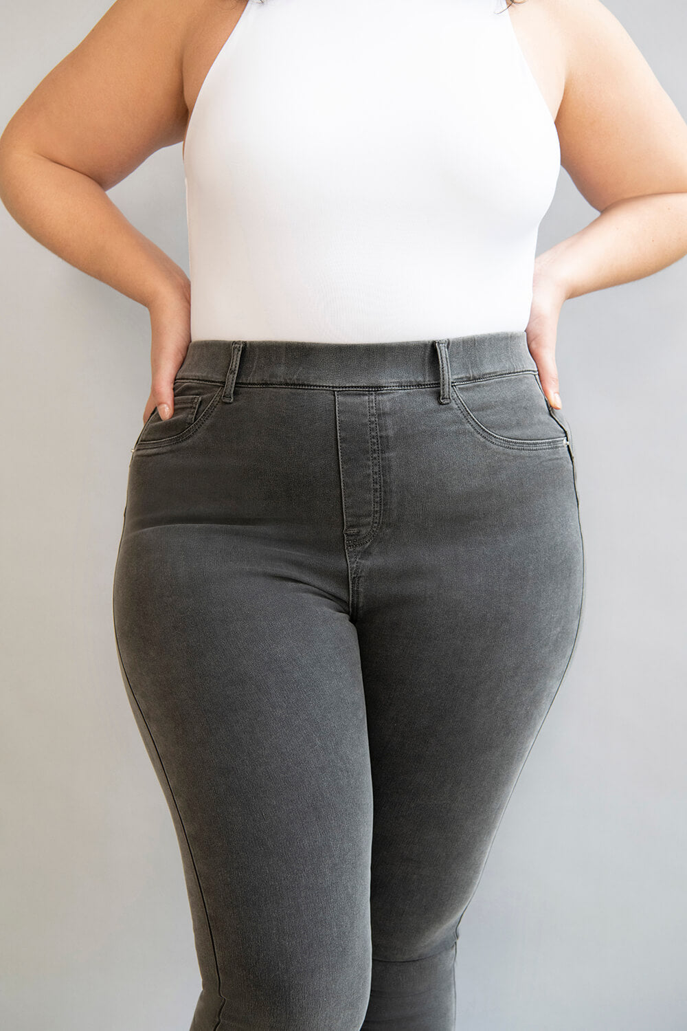 Ultimate Jeggings Curvy - Grey