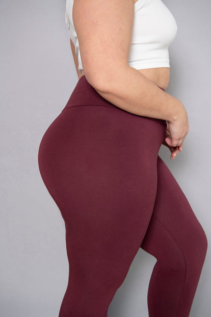 Everyday Radlerhose Lightweight Curvy - Burgundy