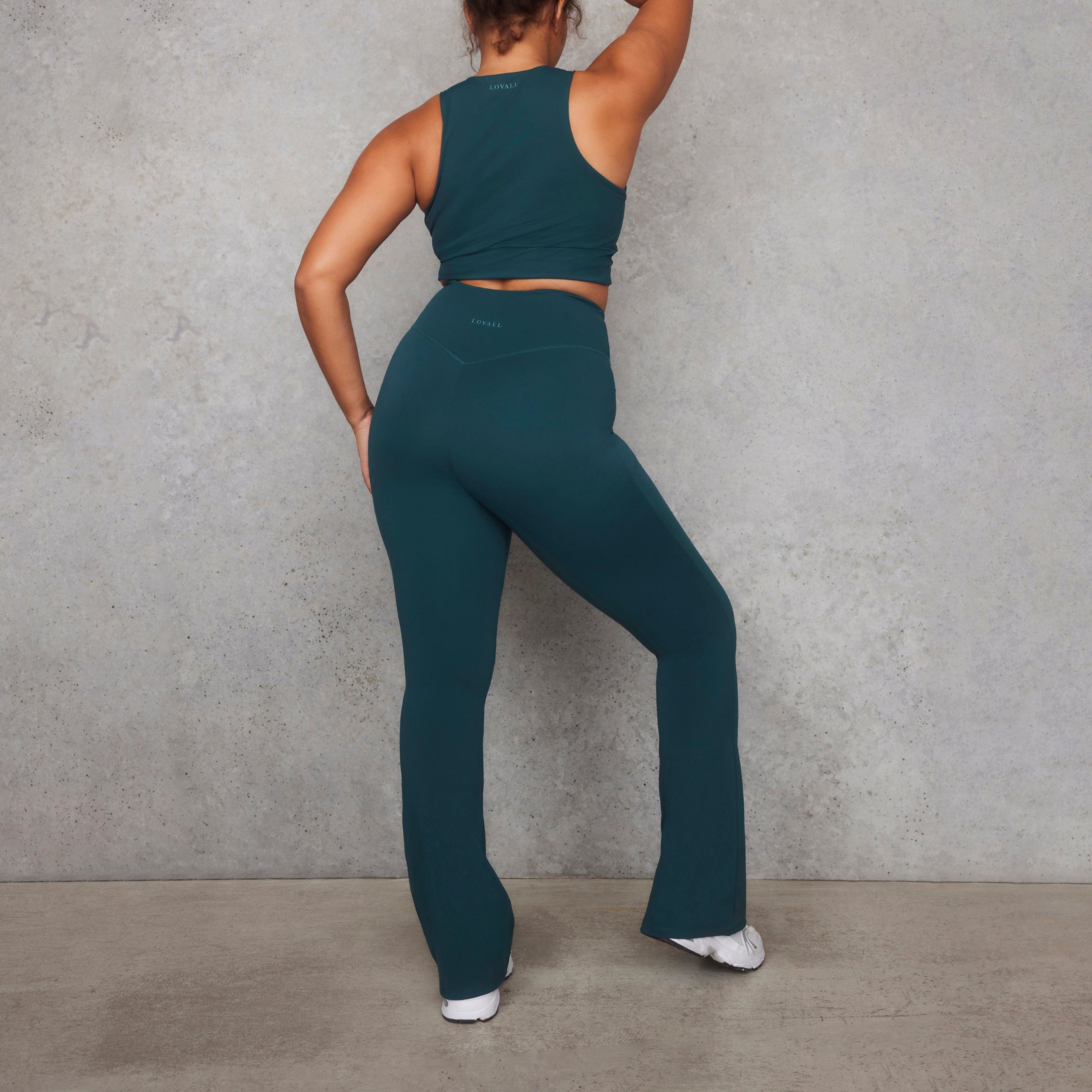 Empower Schlaghose Leggings Curvy - Deep Forest