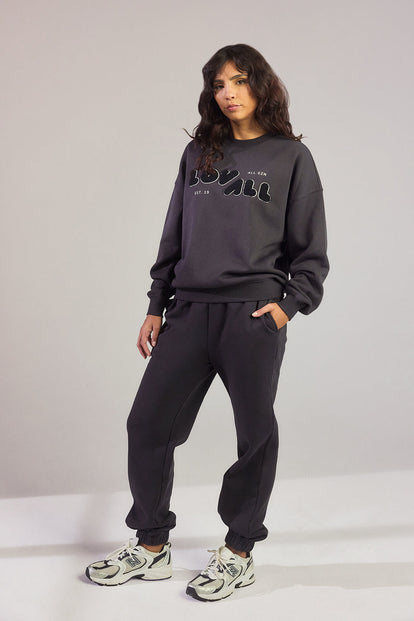 ALL SZN Übergröße Bio-Sweatshirt Curvy Style 2 - Shadow
