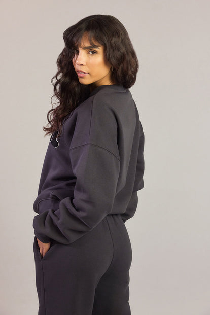 ALL SZN Übergröße Bio-Sweatshirt Curvy Style 2 - Shadow