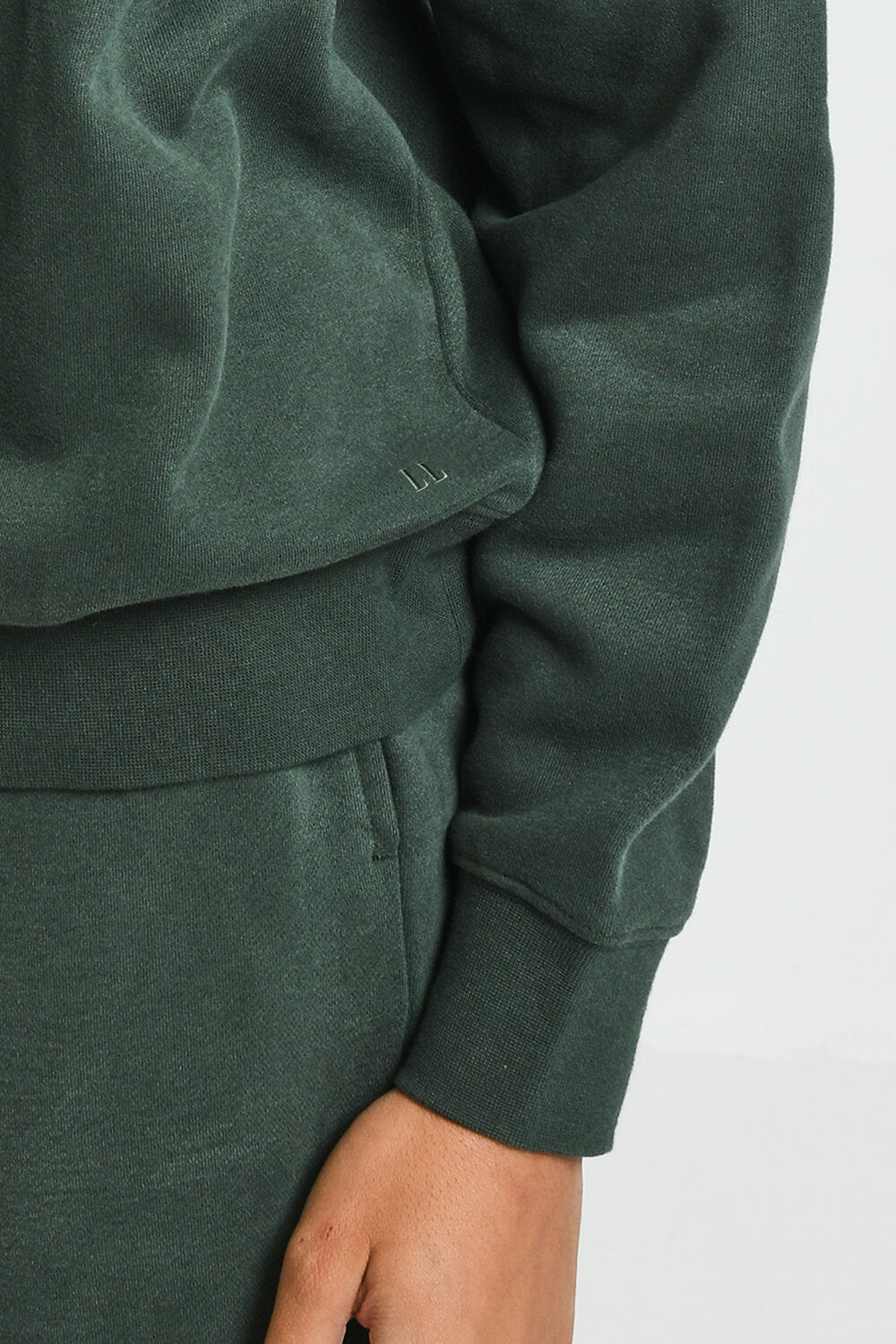 Alltägliche Sweatshirt Komfort - Tannengrüner