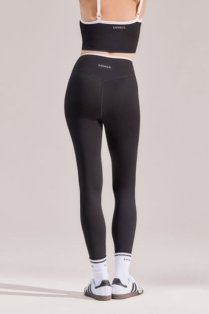 Ultimate Everyday Wrap Waist Leggings - Black