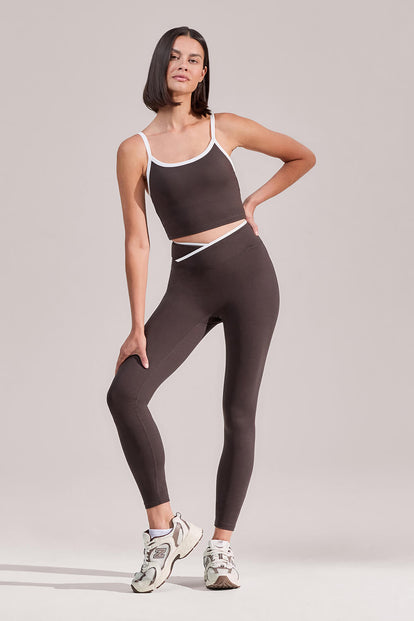Ultimate Everyday Vest Top - Black Coffee