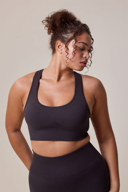 Sculpt Seamless Sports Bra - Shadow