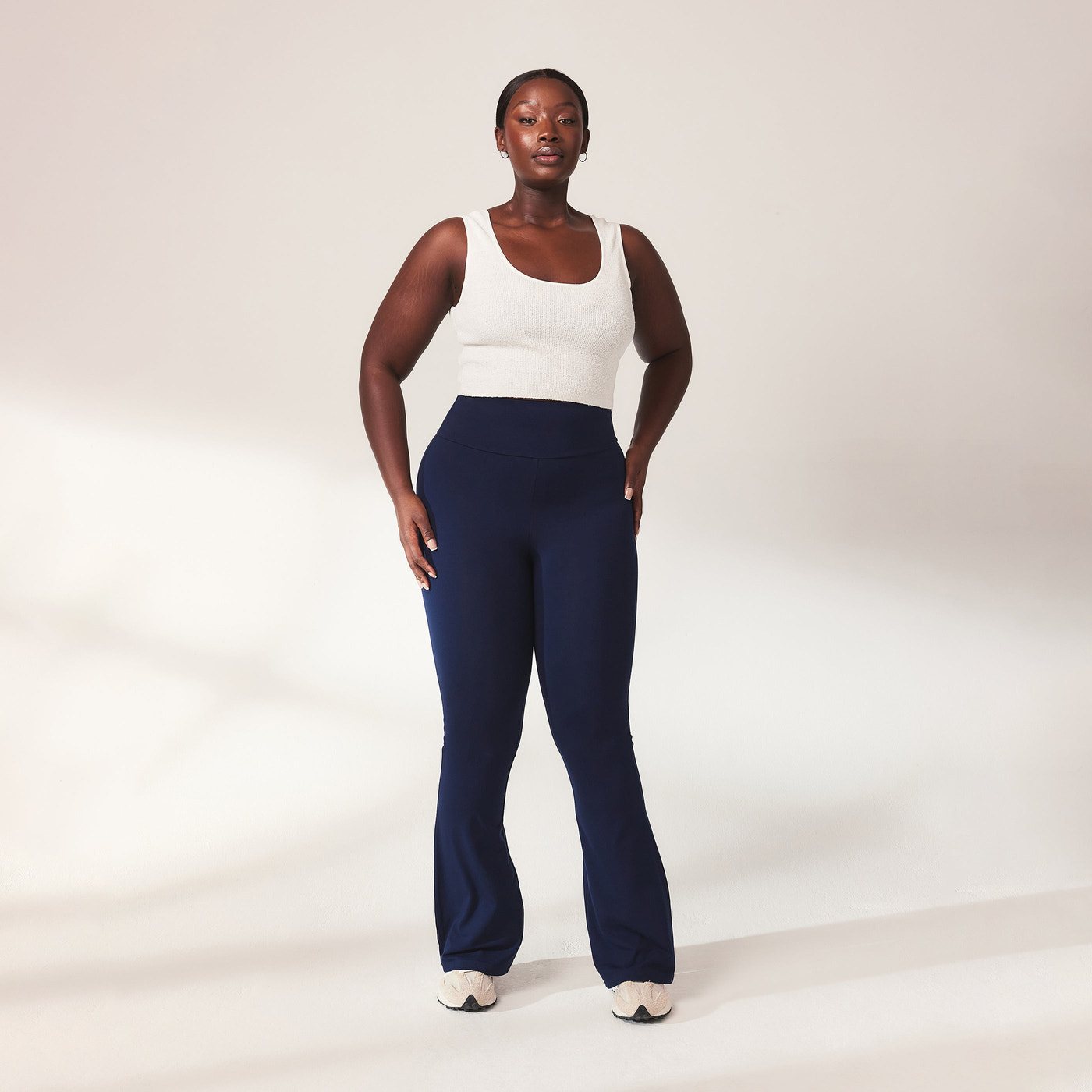 Schlaghose Leggings Lightweight Curvy - Navy