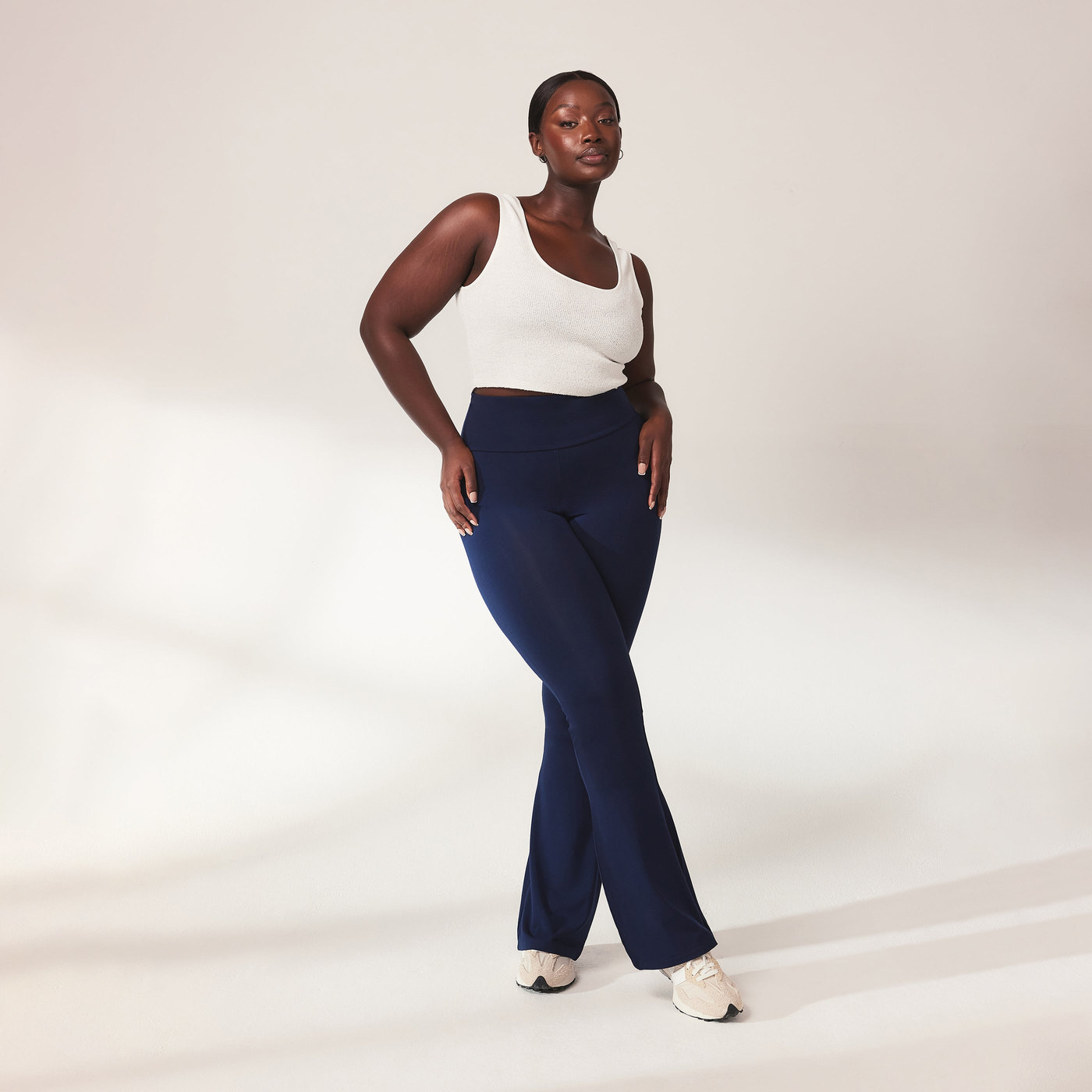 Schlaghose Leggings Lightweight Curvy - Navy