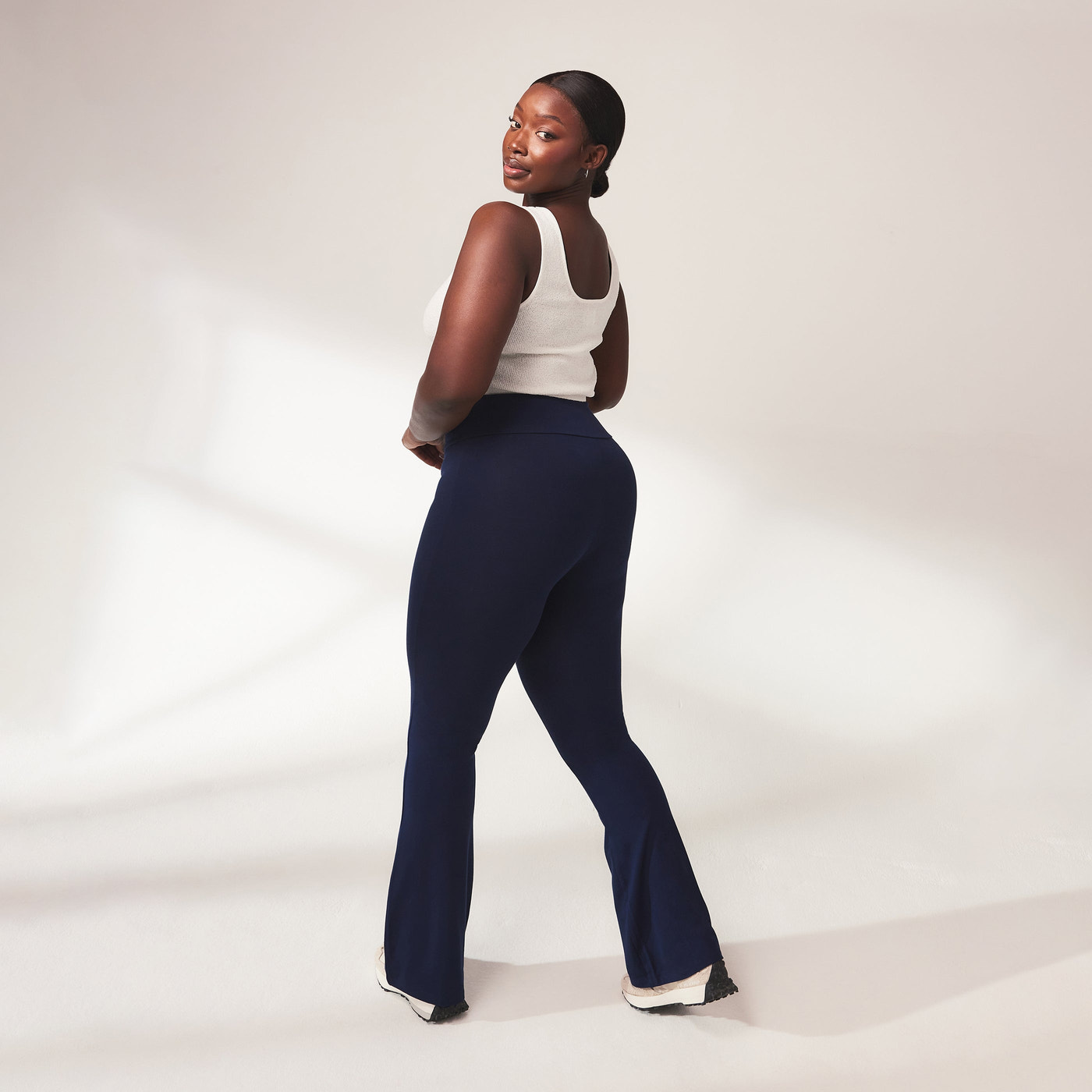 Schlaghose Leggings Lightweight Curvy - Navy