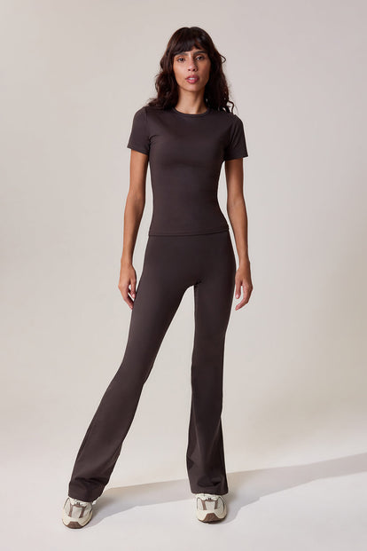 Ultimate Everyday Flare Leggings - Black Coffee