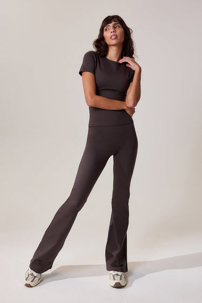 Ultimate Everyday Flare Leggings - Black Coffee