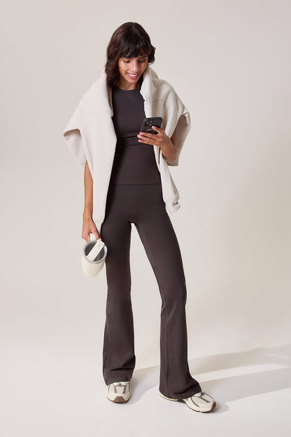 Ultimate Everyday Flare Leggings - Black Coffee