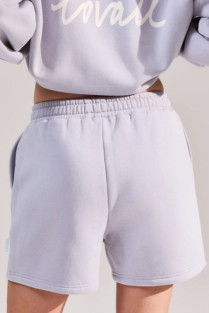 ALL SZN Organic Sweat Shorts - Lilac Mist
