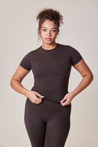 Curve Ultimate Everyday T-shirt - Black Coffee