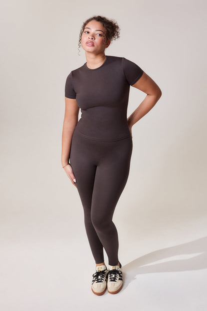 Curve Ultimate Everyday Leggings - Black Coffee