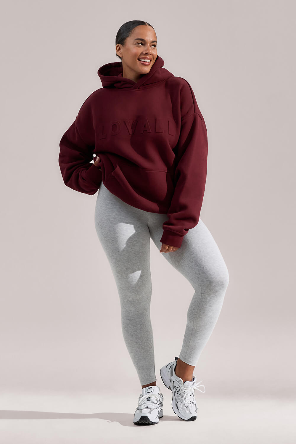 Everyday Radlerhose Lightweight Curvy - Light Grey Marl