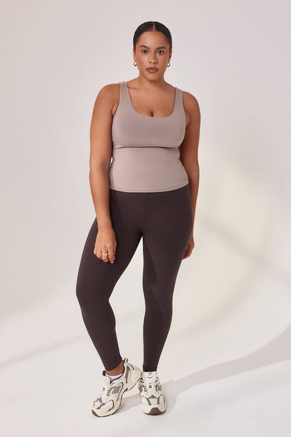 Curve Lightweight Everyday Tank Top - Stone