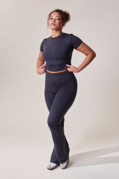 Curve Ultimate Everyday Flare Leggings - Vintage Navy
