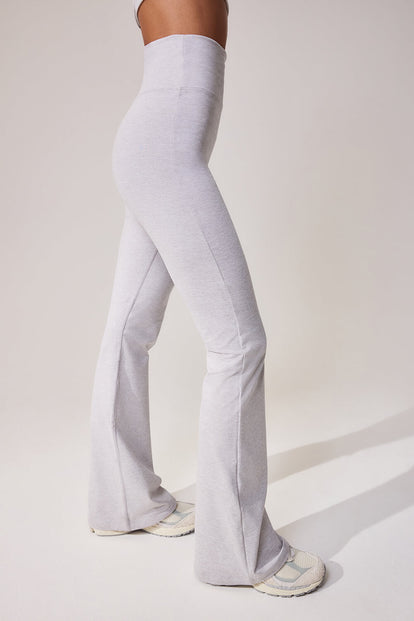 Ultimate Everyday Flare Leggings - Light Grey Marl