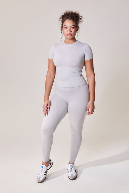 Curve Ultimate Everyday T-shirt - Light Grey Marl