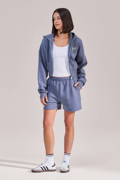 ALL SZN Organic Sweat Shorts - Ice Blue