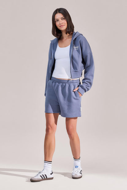 ALL SZN Organic Sweat Shorts - Ice Blue