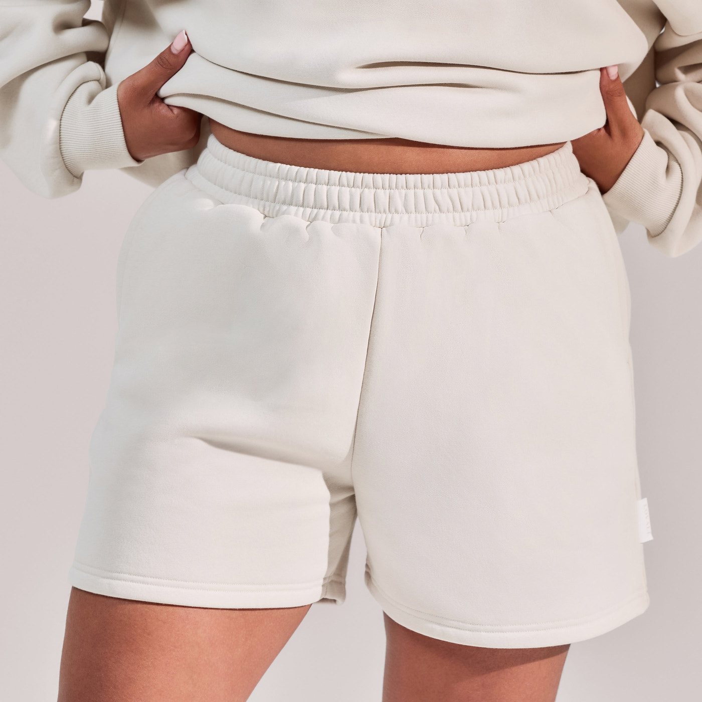 ALL SZN Organic Sweat Shorts - Ecru