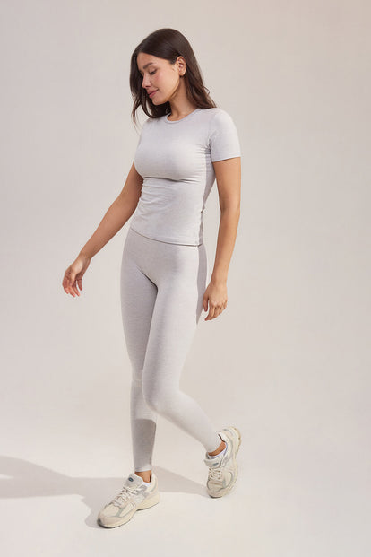 Ultimate Everyday Leggings - Light Grey Marl