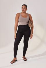 Lift & Shape Jeans - Schwarze