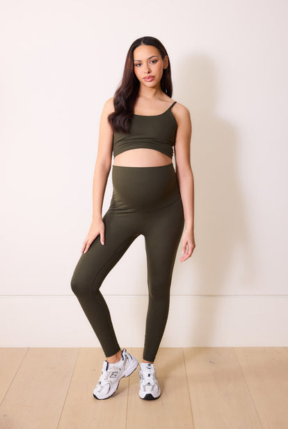 24/7 Revitalise Umstandsleggings - Deep Olive