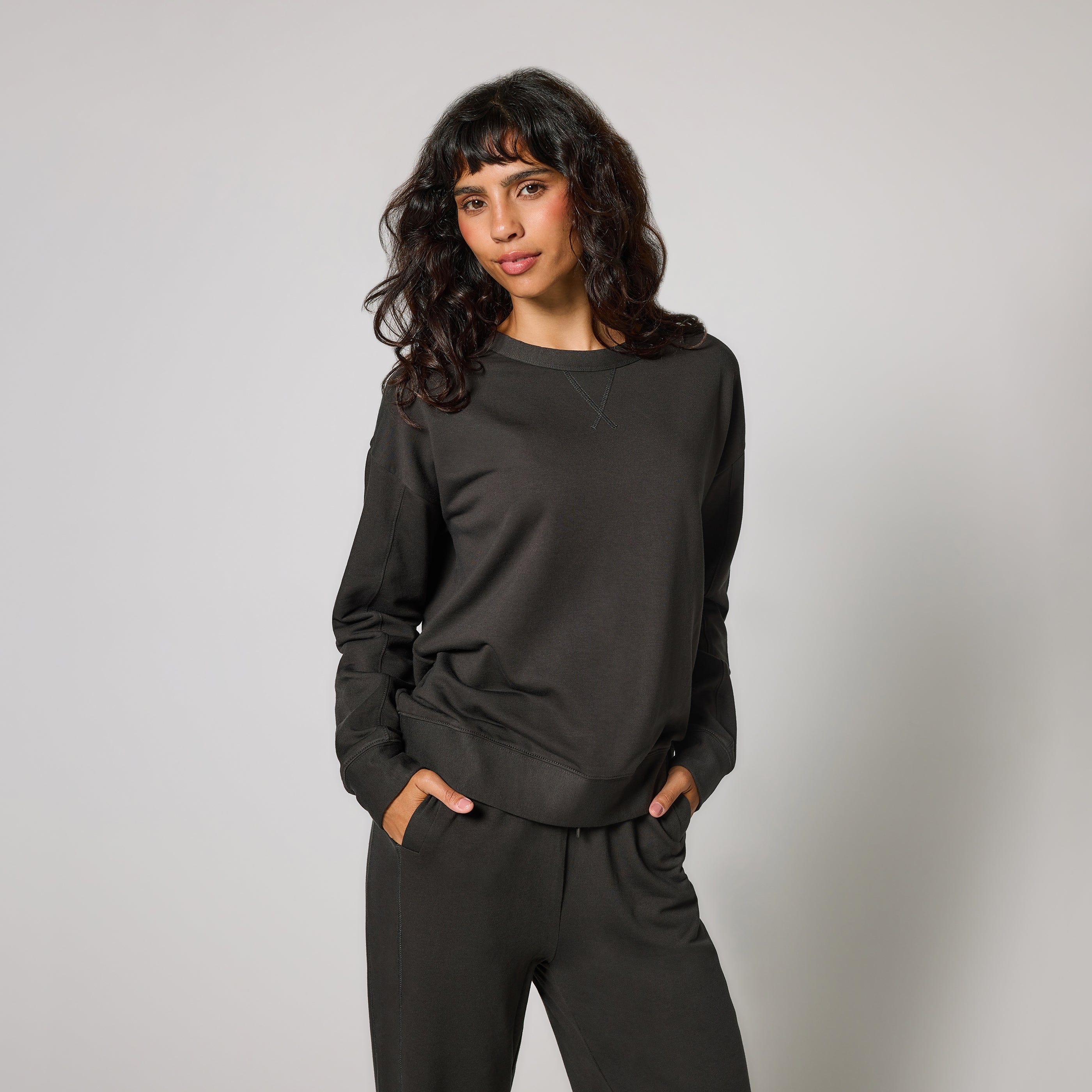 Luxus Lounge Sweatshirt - Schwarzkaffee