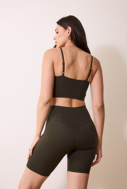 24/7 Revitalise Sport Bh Curvy - Deep Olive