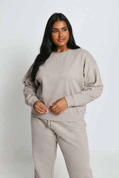 Everyday Sweatshirt Komfort - Oatmeal Beige