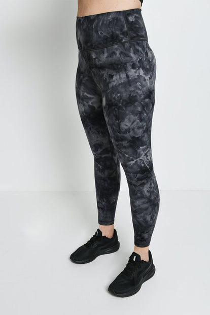 Revitalise 7/8 High-Waisted Leggings - Schwarz Tie Dye