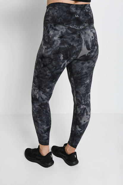 Revitalise 7/8 High-Waisted Leggings - Schwarz Tie Dye