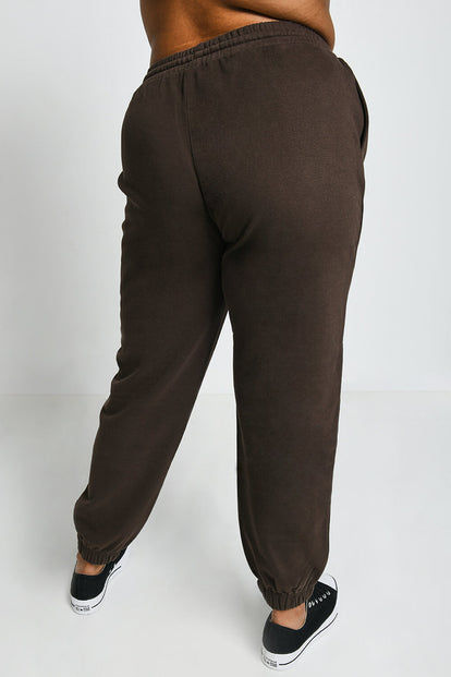 Everyday Jogginghose Komfort Curvy - Espresso Brown