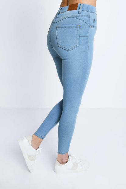 7/8 Jeggings Curvy - Light Blue