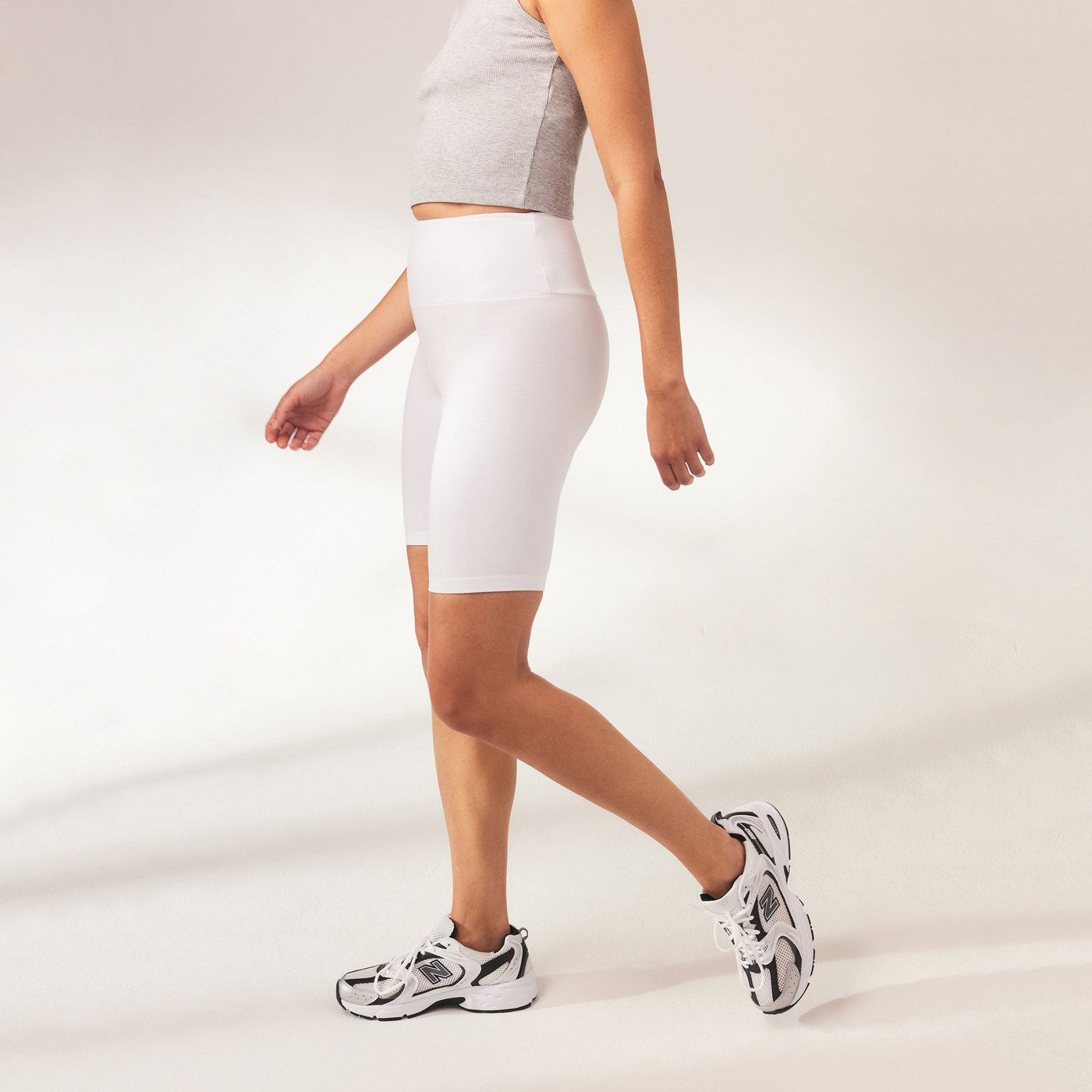 Everyday Radlerhose Lightweight Curvy - White