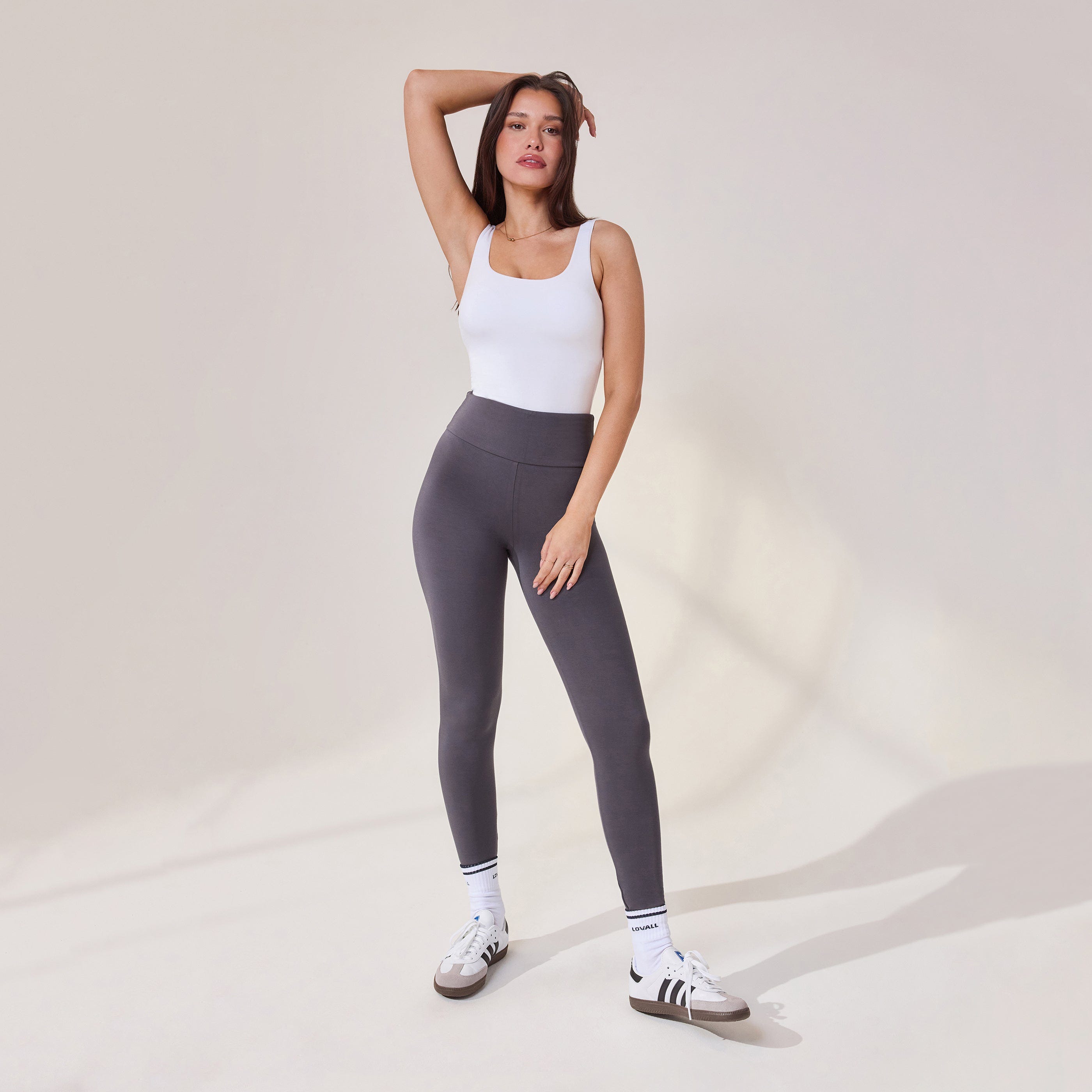 Alltägliche Leichte Leggings - Odyssee-Grau