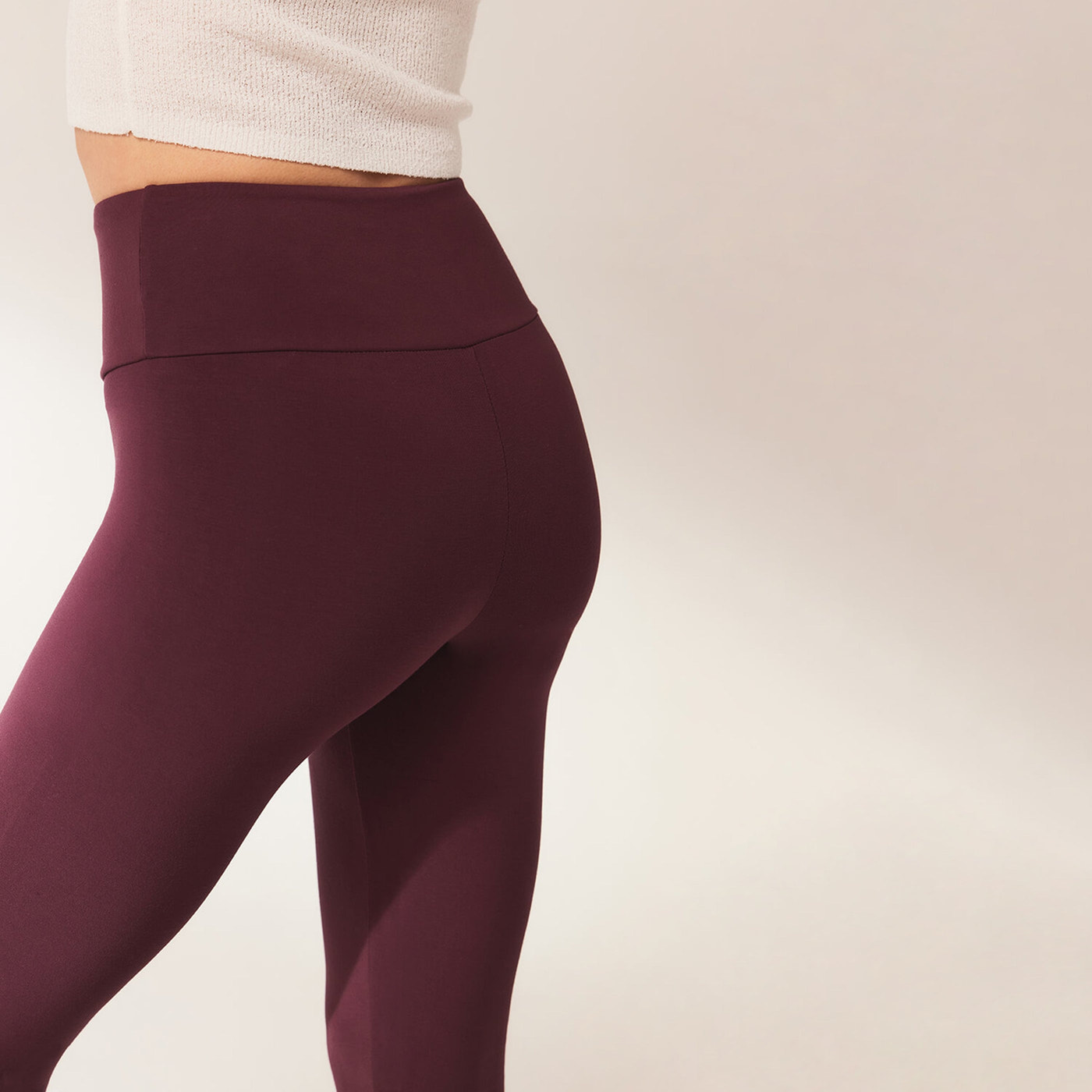 Everyday Radlerhose Lightweight Curvy - Burgundy