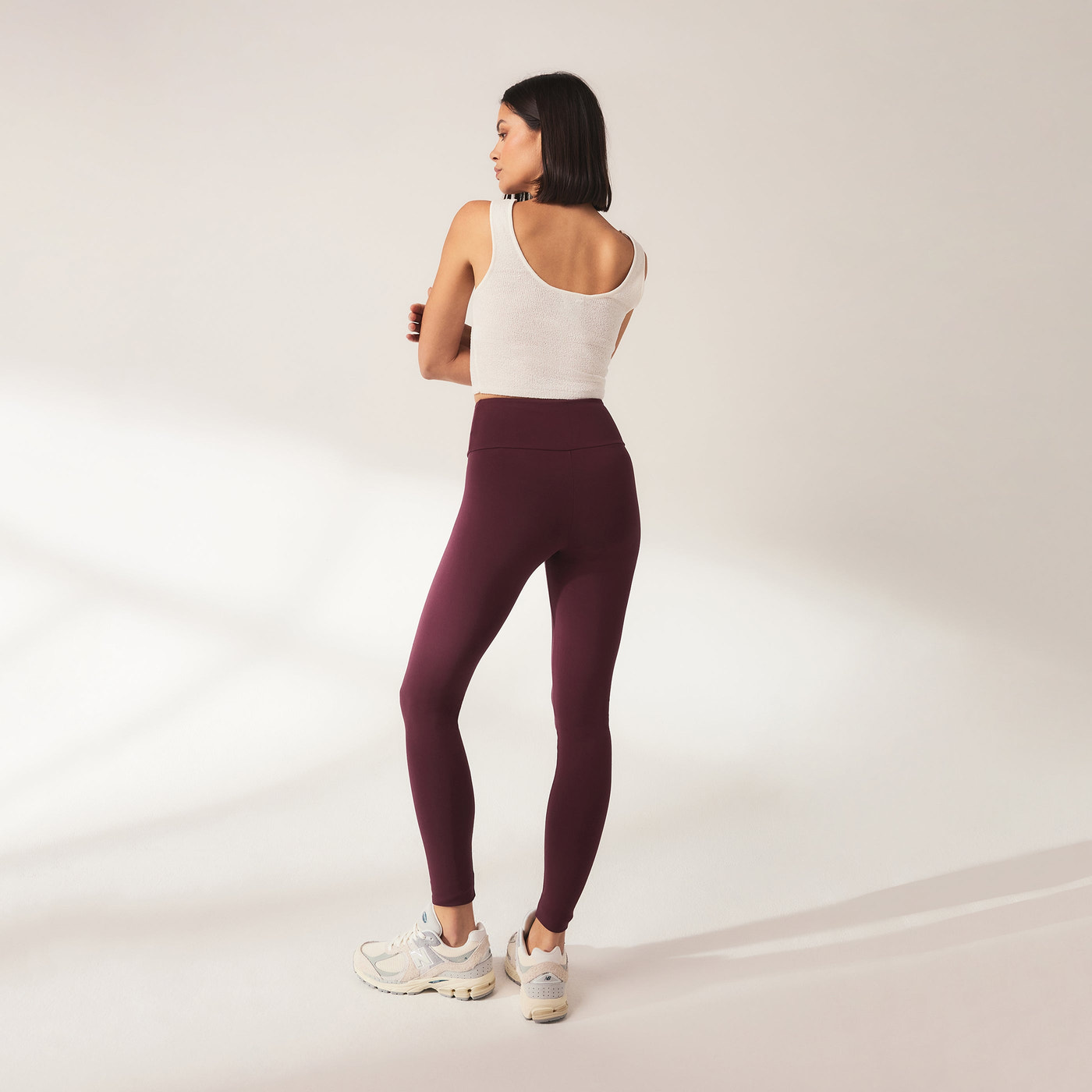Everyday Radlerhose Lightweight Curvy - Burgundy