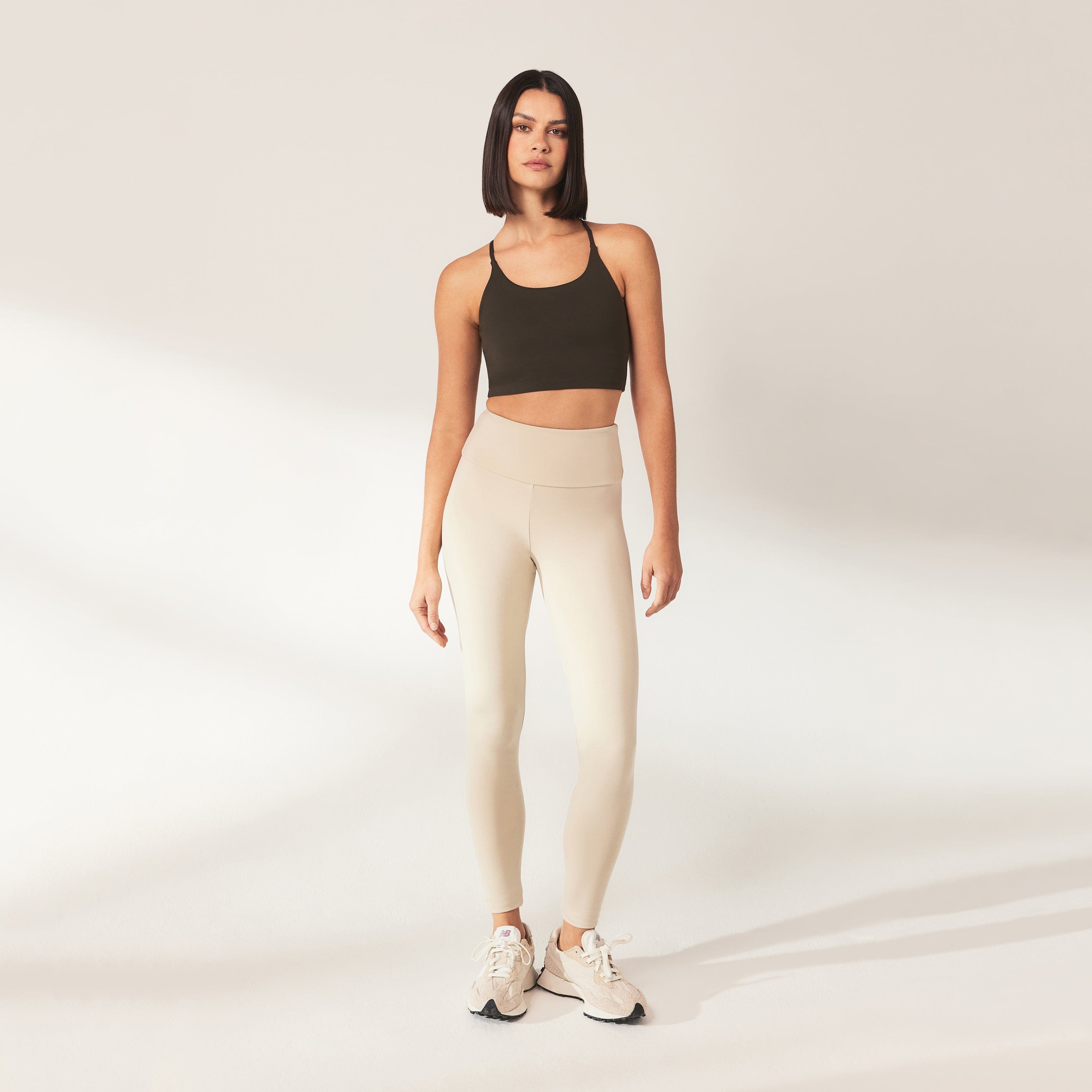Alltägliche Leichte Leggings - Naturbeige