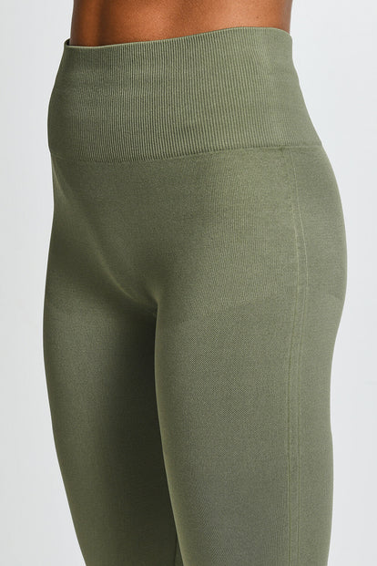 Ultimate Seamless High Waisted Leggings - Sage Green