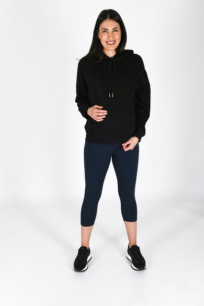 Revitalise Cropped Umstandsleggings - Marineblaue