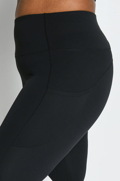 Energise 7/8 Sportleggings Kurve - Mitternachtsschwarze