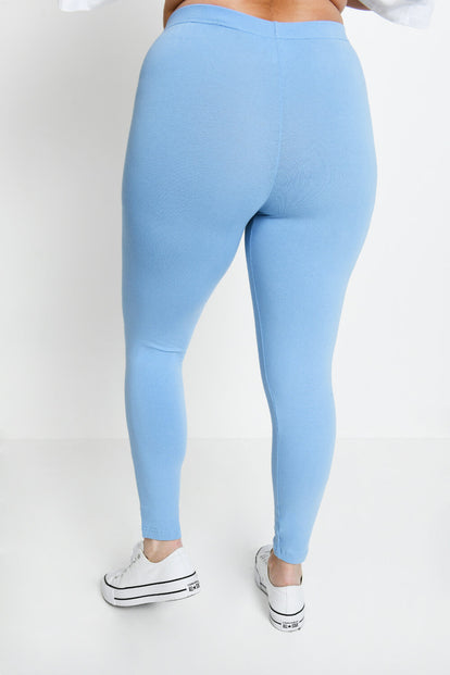 Everyday Leggings Curvy - Powder Blue