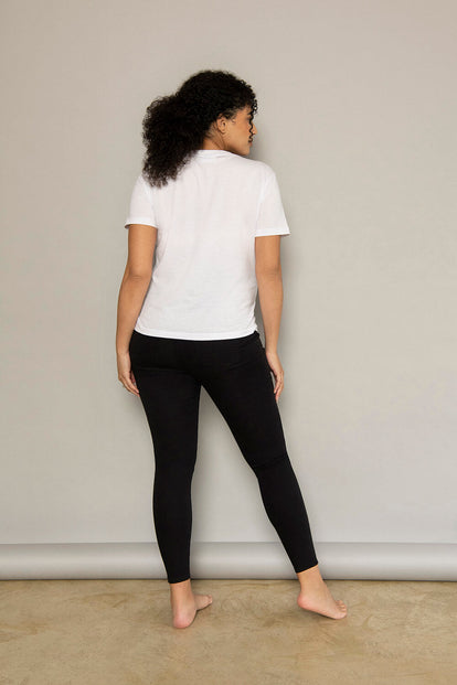 7/8 Umstandsjeggings - Schwarz