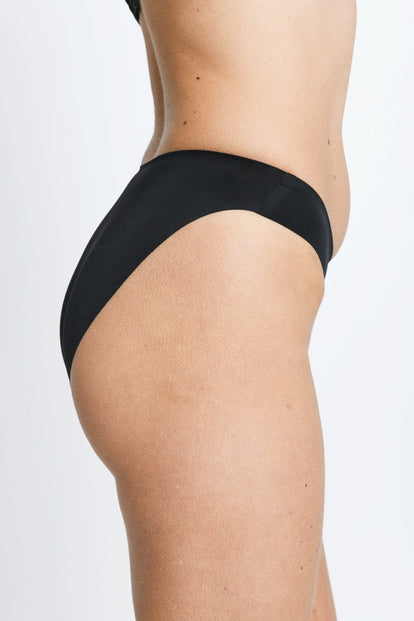 Nahtlose Hoch Hose Unterhose 3-Er Pack - Black