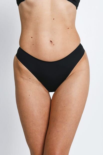 Nahtlose Hoch Hose Unterhose 3-Er Pack - Black